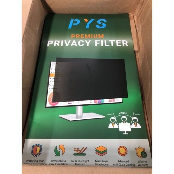 [2-Pack] 24" Computer Privacy Screen Filter for 16:9 Widescreen Removable - Picture 10 of 10